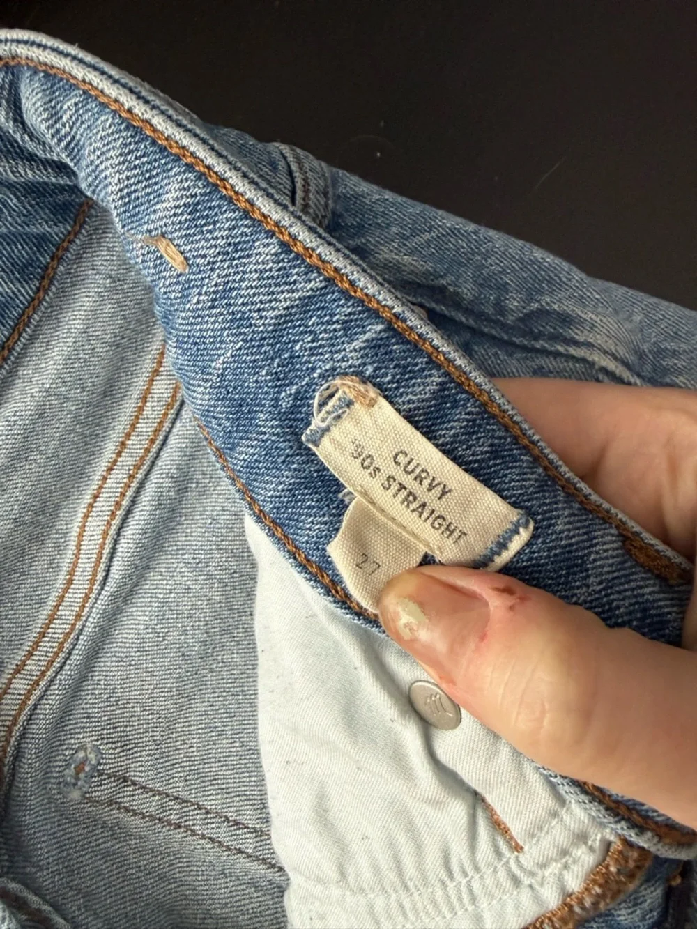 Madewell 90s curvy straight jeans